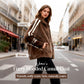 ❄️ Women’s Mink Fur Hooded Zip-Up Coat – Plush Warm, Effortless Style for Winter Daily & Casual Outings