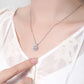💕Bronntanais Lá Vailintín Lascaine 50%💕Muince Crochta Lus na Gréine Moissanite Airgid Steirling S925