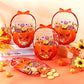 🔥🍬🎃 Halloween Favor Bags Transparent Pumpkin Sealed Pouches🎁