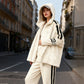 ❄️ Women’s Mink Fur Hooded Zip-Up Coat – Plush Warm, Effortless Style for Winter Daily & Casual Outings