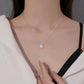 💕Bronntanais Lá Vailintín Lascaine 50%💕Muince Crochta Lus na Gréine Moissanite Airgid Steirling S925