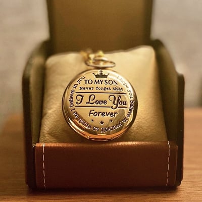 🔥 Vintage Quartz Pocket Chain Watch