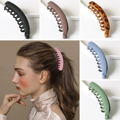 Gearrthóga Gruaige Banana Móra Gearrthóg Sealbhóir Ponytail Neamh-Slip do Mhná agus do Chailíní