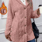 ✨New Year Sale 55%OFF🍂 Stay Cozy & Stylish! Women's Warm Jacquard Hooded Cardigan 🧥