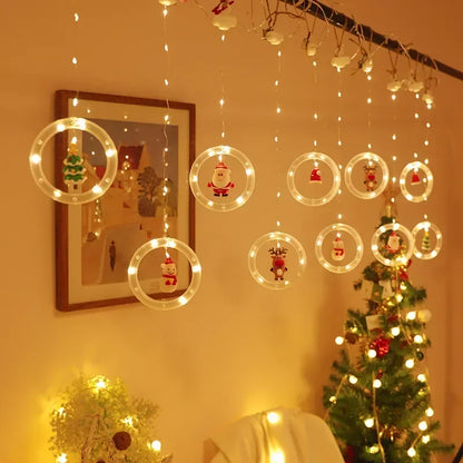 🔥Kerstuitverkoop🔥🎄Feestelijke Cascade Kerst LED Lichtsnoer🎄