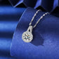 💕Bronntanais Lá Vailintín Lascaine 50%💕Muince Crochta Lus na Gréine Moissanite Airgid Steirling S925