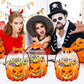 🔥🍬🎃 Halloween Favor Bags Transparent Pumpkin Sealed Pouches🎁