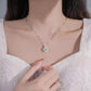 💕Bronntanais Lá Vailintín Lascaine 50%💕Muince Crochta Lus na Gréine Moissanite Airgid Steirling S925
