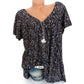 🎉 Last Day Promotion-60% OFF 🍃 Summer V-neck Loose Short sleeve Print Casual Women's T shirt