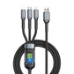 Cábla luminous luminous 3-i-1 Super tapaidh