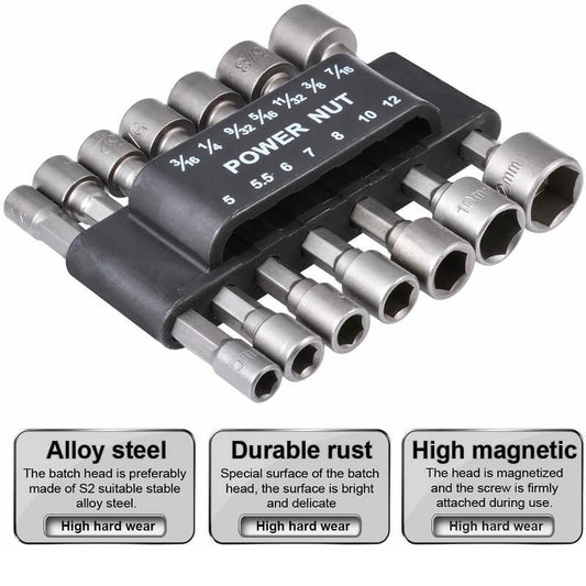 🔥55% OFF🧰Power Nut Driver Drill Bit Set