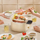 🍲Olla eléctrica multifunción dividida antiadherente de doble sabor
