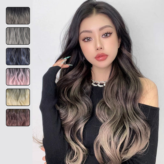⏳Díol Teoranta 50% DE THALAMH🌸Píosa Wig Chatach Dath Gradient
