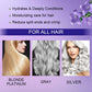💜💇‍♀️Ceannaigh Tuilleadh, Faigh Tuilleadh🎁 Masc Gruaige Corcra Ceiratin - Glasálann Dath &amp; Neodraíonn Toin Phráis &amp; Bhuí do Ghruaig Fionn Liath Airgid