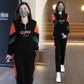 [Geschenk voor vrouwen] Dames 2 -delige sets uit de lange mouwen sets - Half Zip Sweatshirts & Heatpants