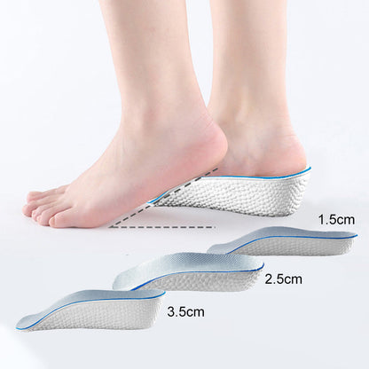 Insole cos ceartaitheach eolaíoch, airde dofheicthe a mhéadú go hiomlán!