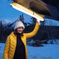 Oppladbar LED -oppblåsbart campingrørlys