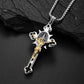 🙏  🙏Halskette mit Anhänger „St. Benedict“ mit Schutzkreuz und Kraft