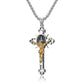 🙏  🙏Halskette mit Anhänger „St. Benedict“ mit Schutzkreuz und Kraft