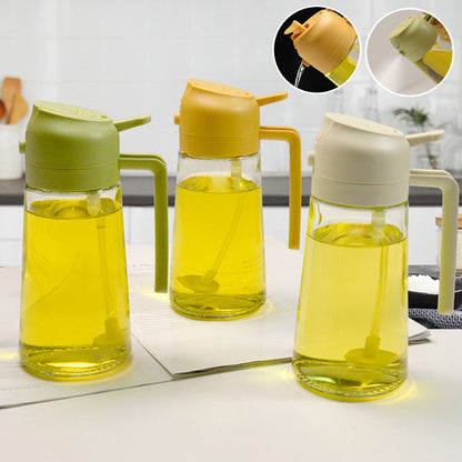 💕2-in-1 glazen olieverstuiver en -dispenser