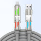 🔥 - Cable de carga USB 4 en 1 mFish carga rápida MAX 240W