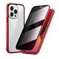 🎁Hot Sale 50% KORTING⏳iPhone-hoesje met magneet King Apple Peep Proof Dobbeltsidet glas metalen magneet Beskyttelsesetui