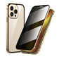 🎁Hot Sale 50% KORTING⏳iPhone-hoesje met magneet King Apple Peep Proof Dobbeltsidet glas metalen magneet Beskyttelsesetui