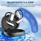 Earbuds cluaise Bluetooth le crúcaí cluaise