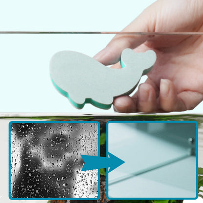 Limpiador de vidrio de peces Eva en forma de ballena Eva （50% de descuento)