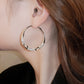 💖LAST DAY SALE 50% OFF-Buy 1 Get 1 Free💖Circle Earrings with Zirconia