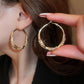 💖LAST DAY SALE 50% OFF-Buy 1 Get 1 Free💖Circle Earrings with Zirconia