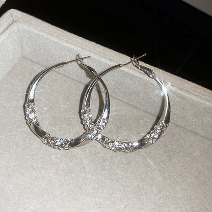 💖LAST DAY SALE 50% OFF-Buy 1 Get 1 Free💖Circle Earrings with Zirconia