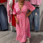 🏖️Summer Cool Deal 50% OFF!!🎀Women's V-Neck Printed Dress