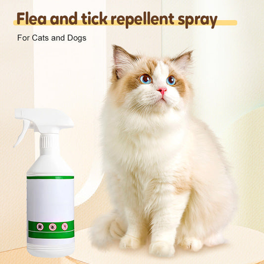 🥇HOT SALE🔥Flea & Tick Repellent Spray for Cats and Dogs