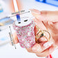 Sparkling Rhinestones Milk Tea Lighter Keychain
