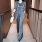 🌟 Women's 3-Piece Shirt Jacket, Vest & Pants Set – Versatile for Office/Daily, Slim-Fit & Effortless Chic