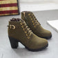 Women's Sole Chunky Heel Boots（50% OFF）