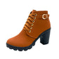 Women's Sole Chunky Heel Boots（50% OFF）