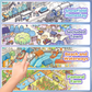 12 Sets DIY 3D Sticker Scene Collection Book