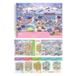 12 Sets DIY 3D Sticker Scene Collection Book