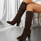 🔥Limited Quantity🔥Women’s Stylish Solid Color High Heel Boots (50% OFF)