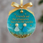 ⏳Friendship Sea Glass Christmas Ornament🌊✨Shaped by Nature & Crafted by Hand💝