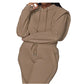 ⏳Limited-time 50% off⏰Ribbed Knit Long Sleeve Crop Top & Wide Leg Pants (2 Pcs Set)