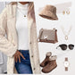 ✨New Year Sale 55%OFF🍂 Stay Cozy & Stylish! Women's Warm Jacquard Hooded Cardigan 🧥