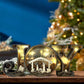 Wooden JOY Nativity Scene Christmas Ornament