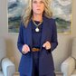 Women's 3-Piece Suit Set with Wide-Leg Pants and Top