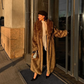 ⏳Limited-time 50% off⏰Women's Elegant Long Faux Fur Coat🧥