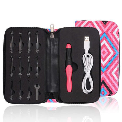 ⏳Limited-time 50% off⏰Crochet hooks with LED light (11 Pcs Set)🪡💡