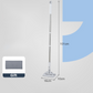 Retractable Snap Grip Mini Flat Mop