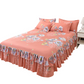 📢📢50%  OFF !! ⏰3-Piece Ruffled Bed Skirt Set🛏️